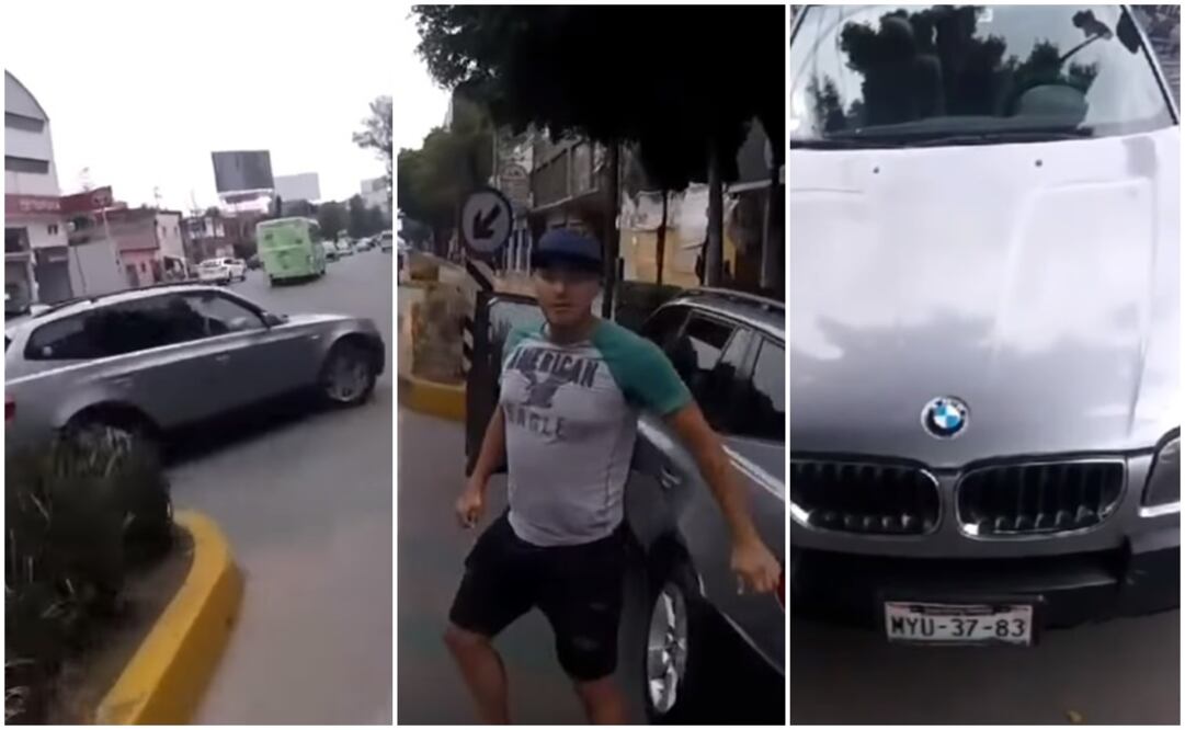 El video fue captado con la cámara deportiva que el ciclista portaba en su casco. (Foto: Especial )