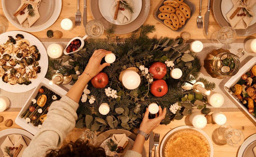 Botanas saludables para navidad y año nuevo. Foto: pexels