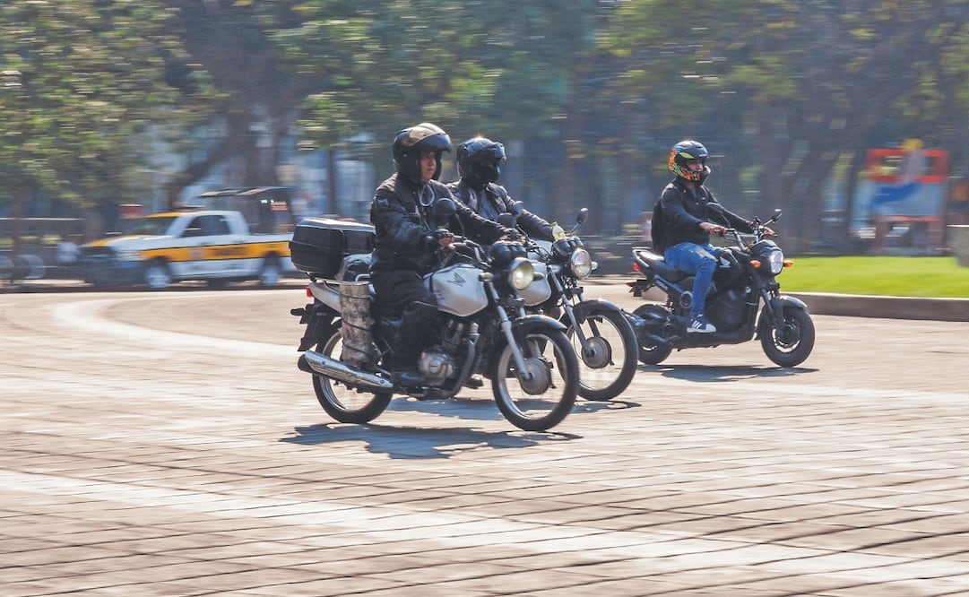Representantes de motociclistas participarán en foro que se realiza en el Poder Legislativo de la CDMX. ARCHIVO EL UNIVERSAL