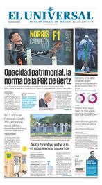 Portada impresa del 8 de diciembre de 2025