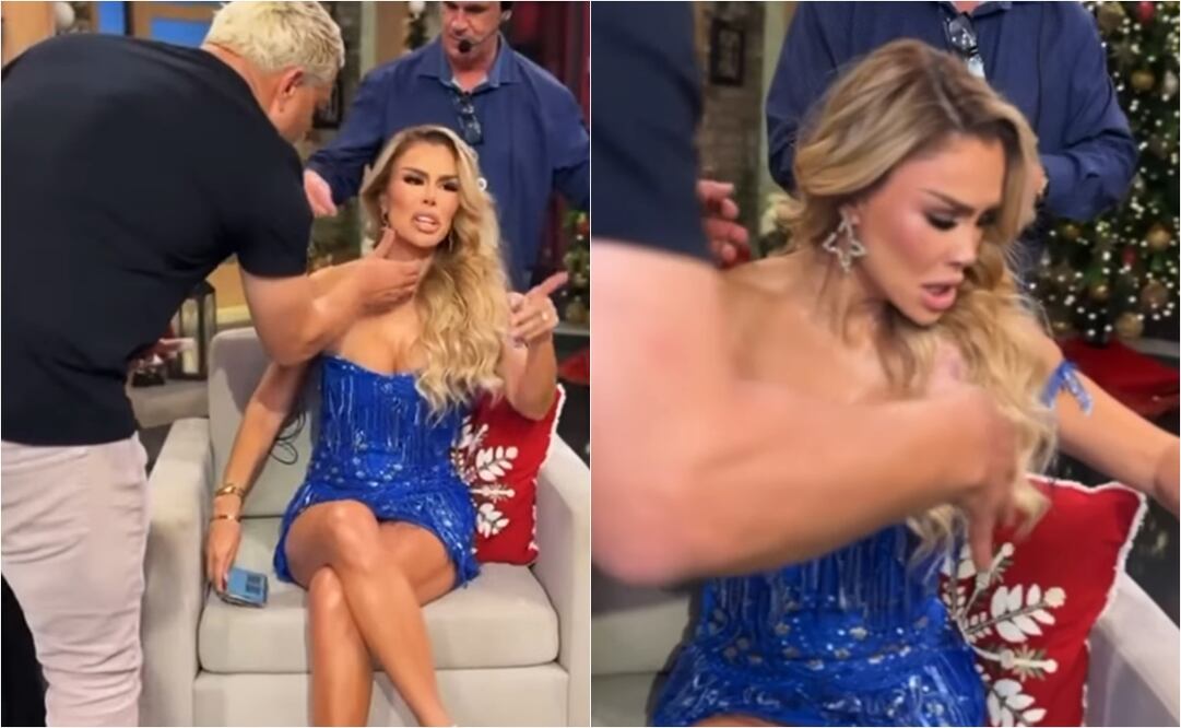 Ninel Conde sufrió accidente cuando estaba a punto de tomar un sorbo de café.
Fotos: Instagram