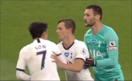 Hugo Lloris y Heung-Min Son casi llegan a los golpes en pleno partido