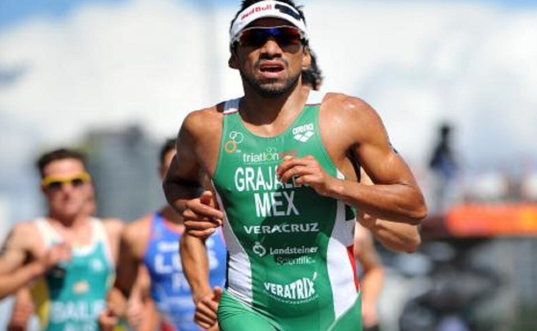 The Mexican triathlete finished with a time of one hour, 48 minutes, 58 seconds. (Photo: Special)