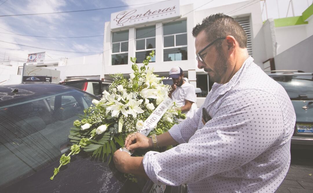 Funeral de Elizabeth de la Rosa, madre del bebé tadeo. (FOTO: Carlos Zepeda. EL UNIVERSAL)