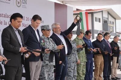 Ramírez Bedolla pone en marcha cuartel de la Guardia Nacional; Michoacán ya cuenta con 50 cuarteles de GN y Guardia Civil