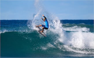 Terminó la participación mexicana varonil en el Corona Cero Surf Open Cerritos 2025