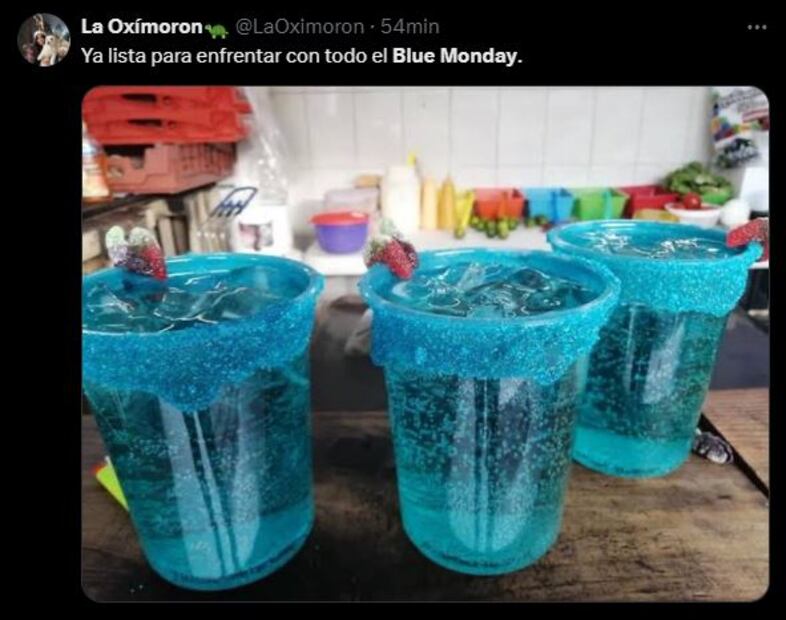 Estos son los mejores memes que dejó el Blue Monday 2025. Foto: Captura de pantalla