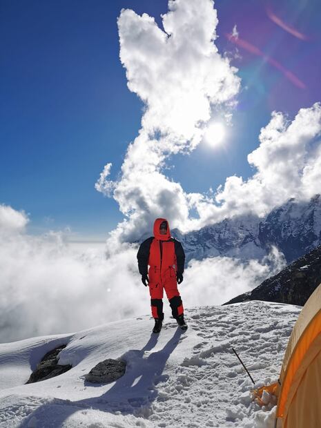 Jaime Salinas hizo historia en el alpinismo mexicano / Foto: Cortesía Jaime Salinas