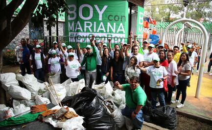 Mariana Boy realiza jornada de limpieza y saneamiento en el parque San Sebastián