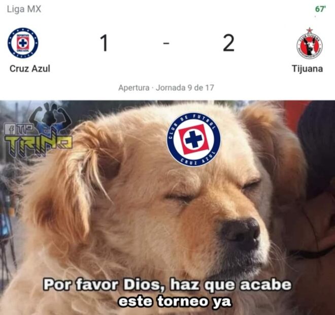 Los mejores memes de la derrota de Cruz Azul y su mal torneo en la Liga MX