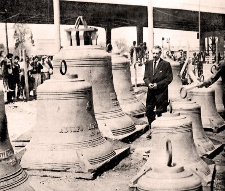 Así surgió la singular torre de Tlatelolco y sus 47 campanas