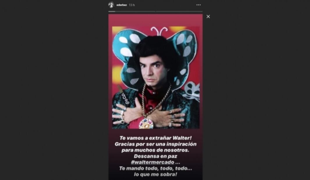 Eugenio Derbez a Walter Mercado: "Te mando todo, todo, todo lo que me sobra"