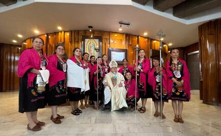Más de 10 mil mujeres y buscadoras de Morelia peregrinan a la Basílica; reciben misa para “impulsarlas a construir la paz”