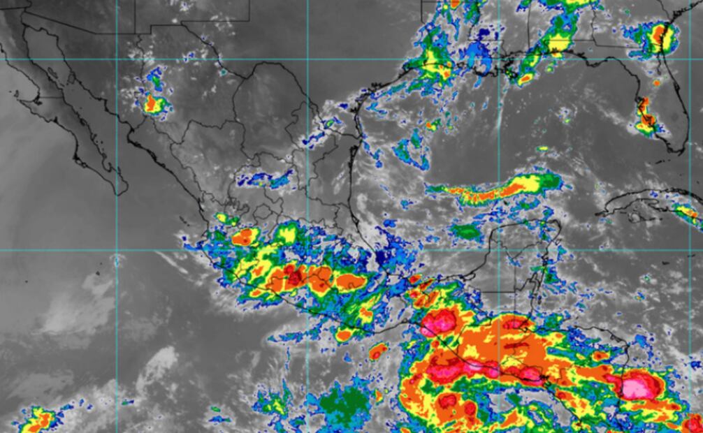 Depresión Tropical Cinco-E / Imágenes satelitales del SMN