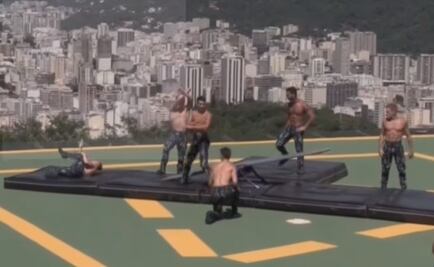 Video. Acróbata cae durante una exhibición en Río de Janeiro