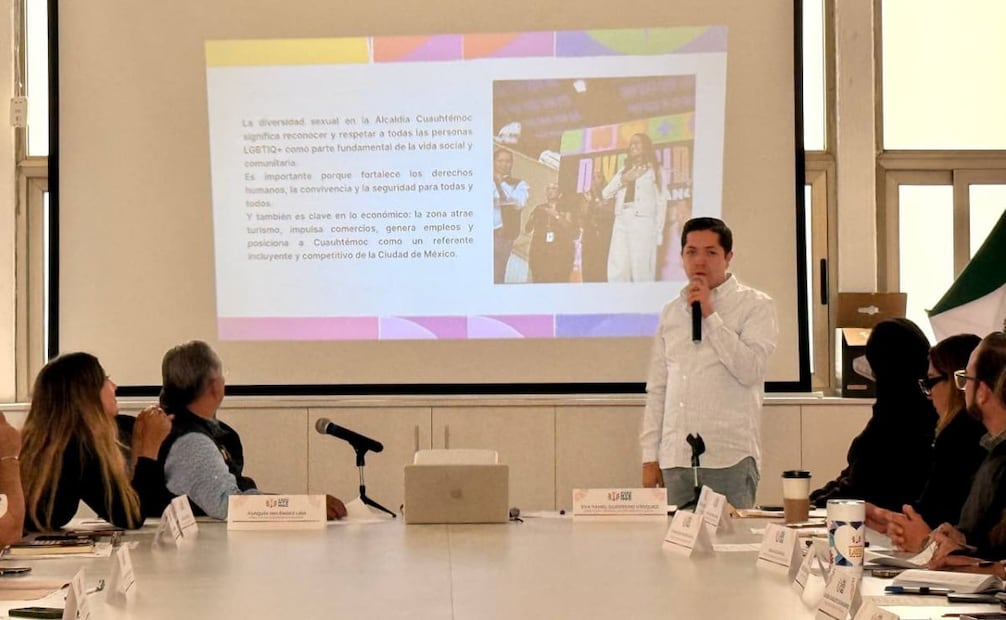 Alcaldía Cuauhtémoc presenta plan LGBTTTIQ+ rumbo al Mundial; Rojo de la Vega impulsa agenda inclusiva.
Foto: Especial.