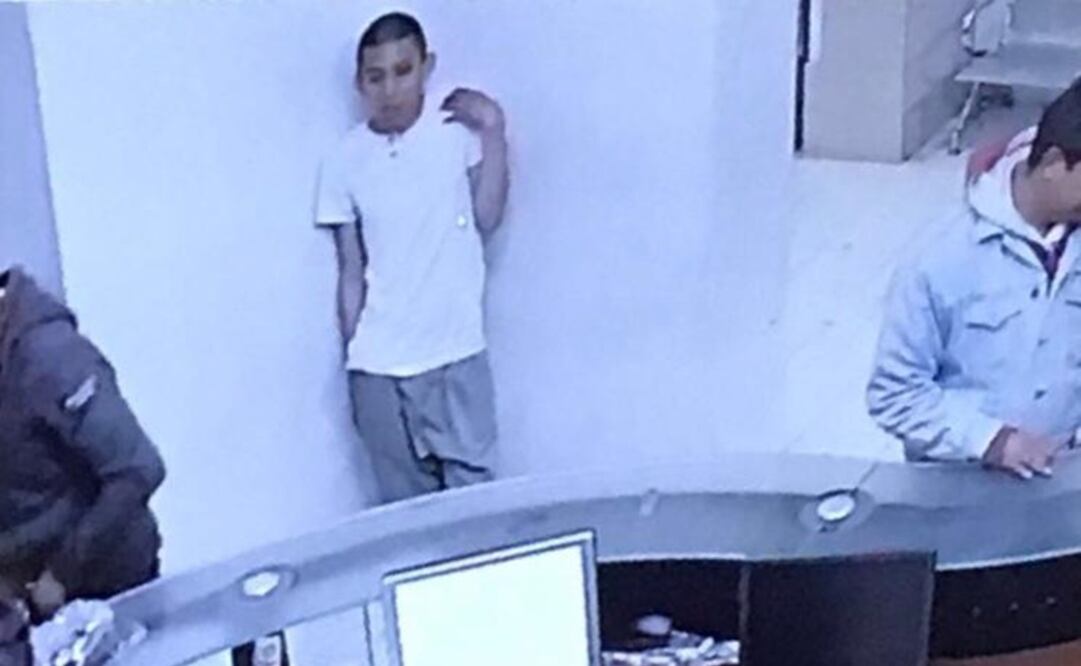 Imagen tomada de las cámaras de seguridad de un juzgado cívico de Tlalnepantla. Foto: Especial