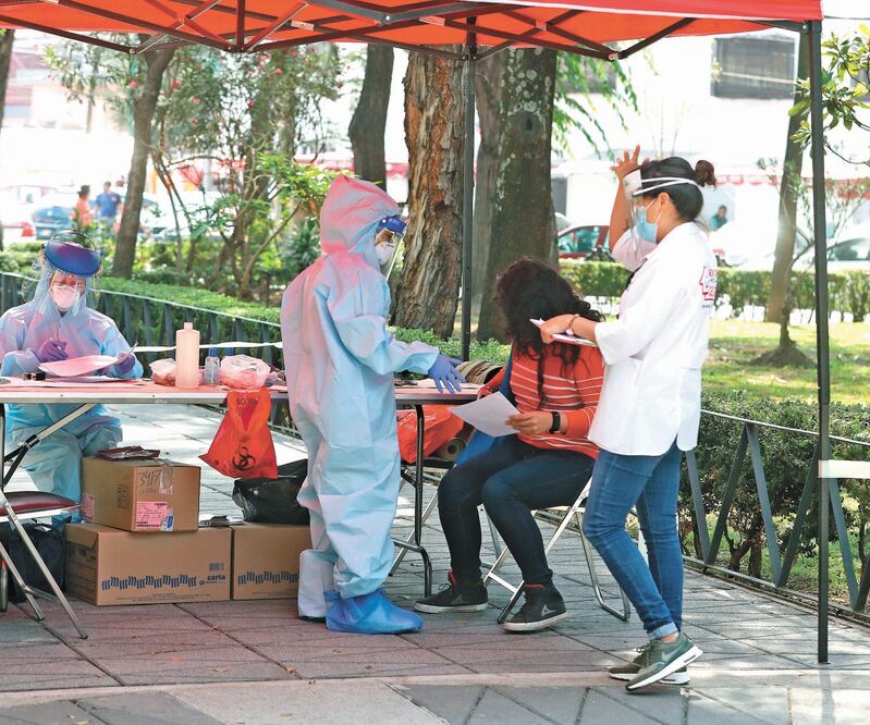 Las 42 mil 360 pruebas realizadas en la capital representan 40% de todas las que se aplican en el país. ARCHIVO EL UNIVERSAL