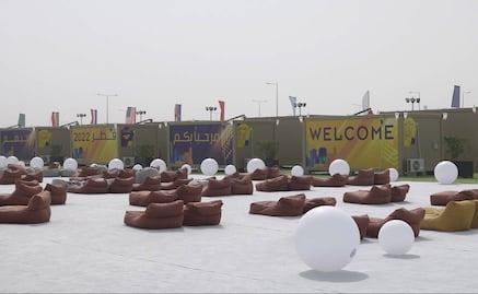 Así son las casas rodantes que Qatar instaló para los aficionados que asistan al Mundial