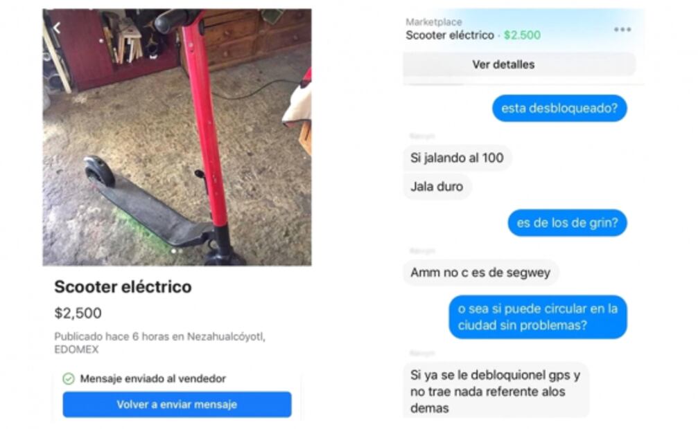 Así anulan GPS en scooters robados que venden en redes