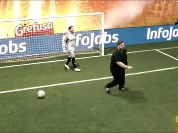 El épico penalti que Ibai Llanos le anotó a Iker Casillas en la Kings League