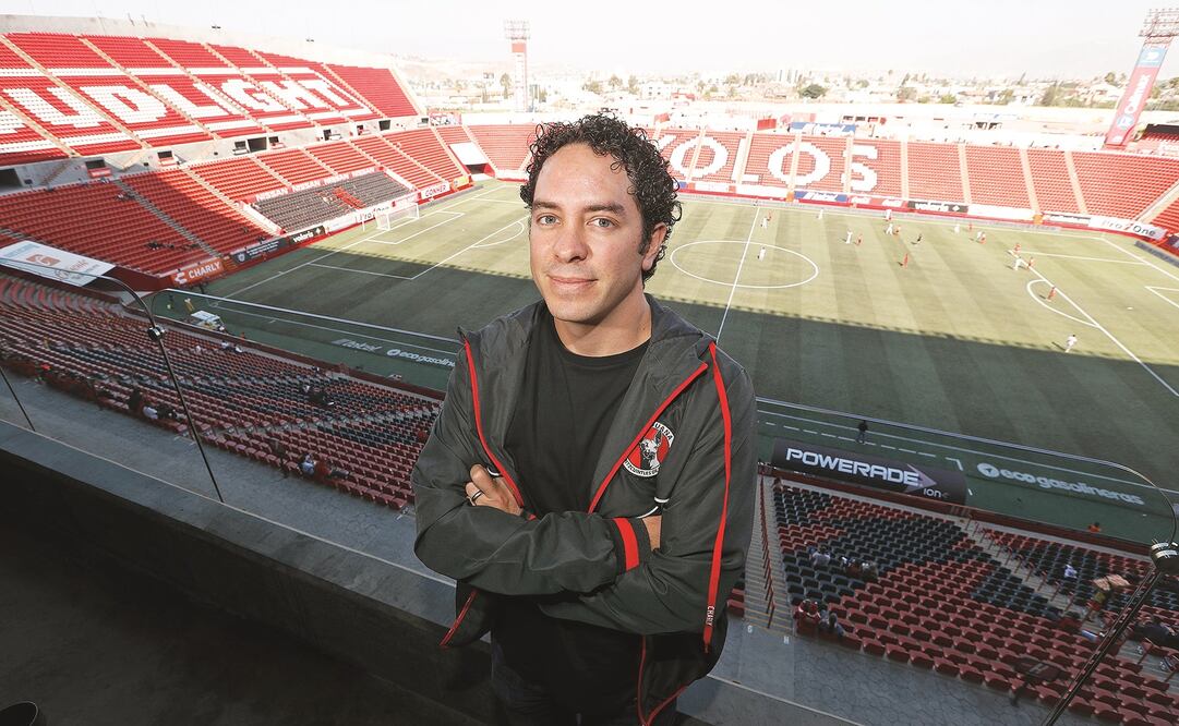 Jorgealberto Hank Inzunza busca que los Xolos atraigan no sólo la gente de Tijuana sino a paisanos que viven del otro lado de la frontera. (LUIS CORTÉS. EL UNIVERSAL)