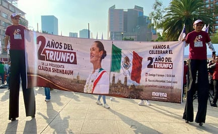 A dos años del triunfo electoral, mexicanos refrendan respaldo a Sheinbaum; acusan a oposición de traidores a la patria