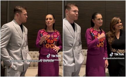 'Canelo' Álvarez agradece a Sheinbaum por impulso al box en los Pilares