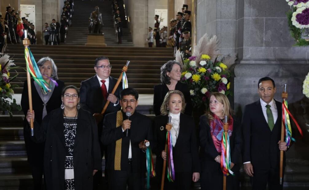 Hugo Aguilar anuncia apertura de las puertas de la Suprema Corte de Justicia de la Nación este lunes 1 de septiembre de 2025. Foto: Carlos Mejía/ EL UNIVERSAL