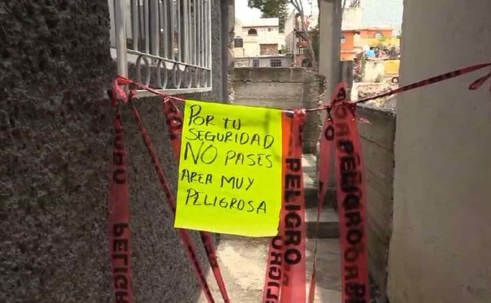 La vivienda registra una falla estructural. Foto: Especial