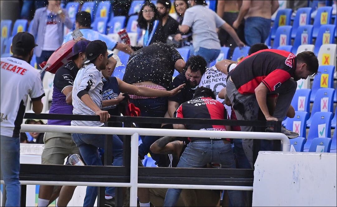 ACTOS VIOLENTOS SE PRESENCIARON EN EL QUERÉTARO VS ATLAS - FOTO: IMAGO7