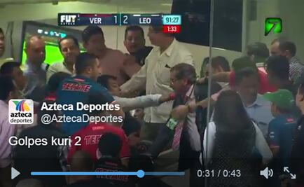 Jaloneos en palco del Veracruz