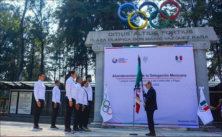 Abanderan a delegación mexicana para los Juegos de Playa 2022