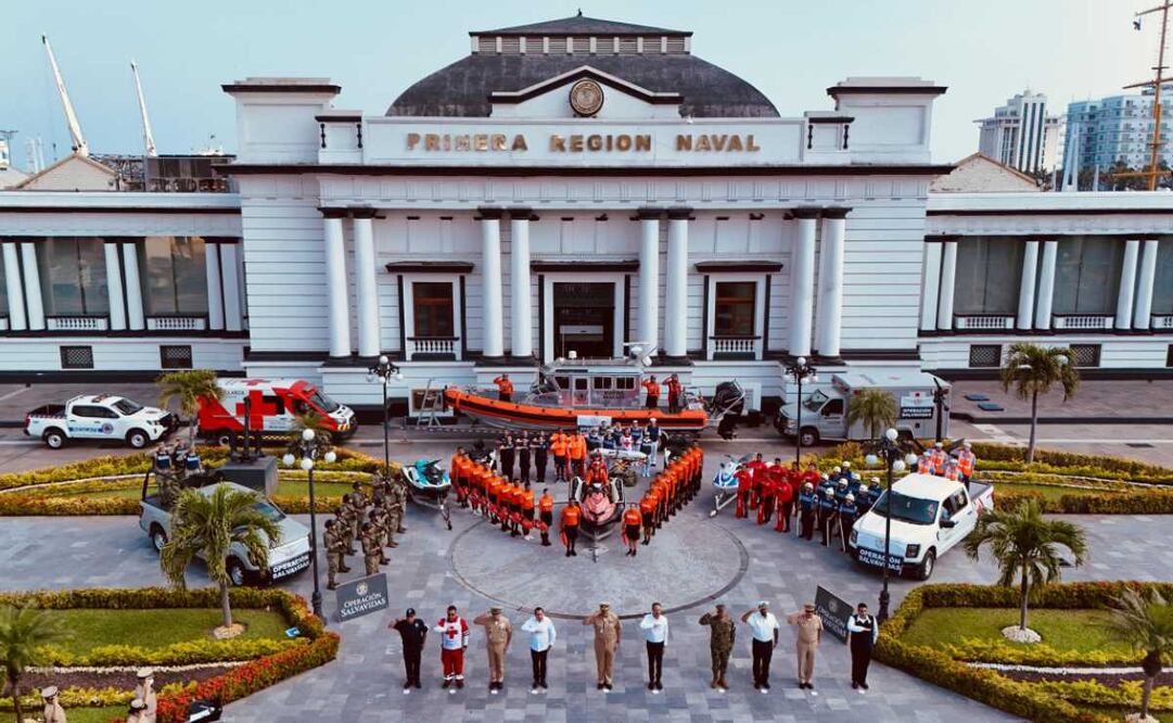 Arranca operativo de seguridad turística en playas y costas de Veracruz (17/12/2025). Foto: Especial