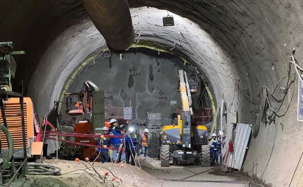 Sobse realizan obras en la estación Valentín Campa y en Sassoferrato (05/12/2024). Foto: X @SOBSECDMX