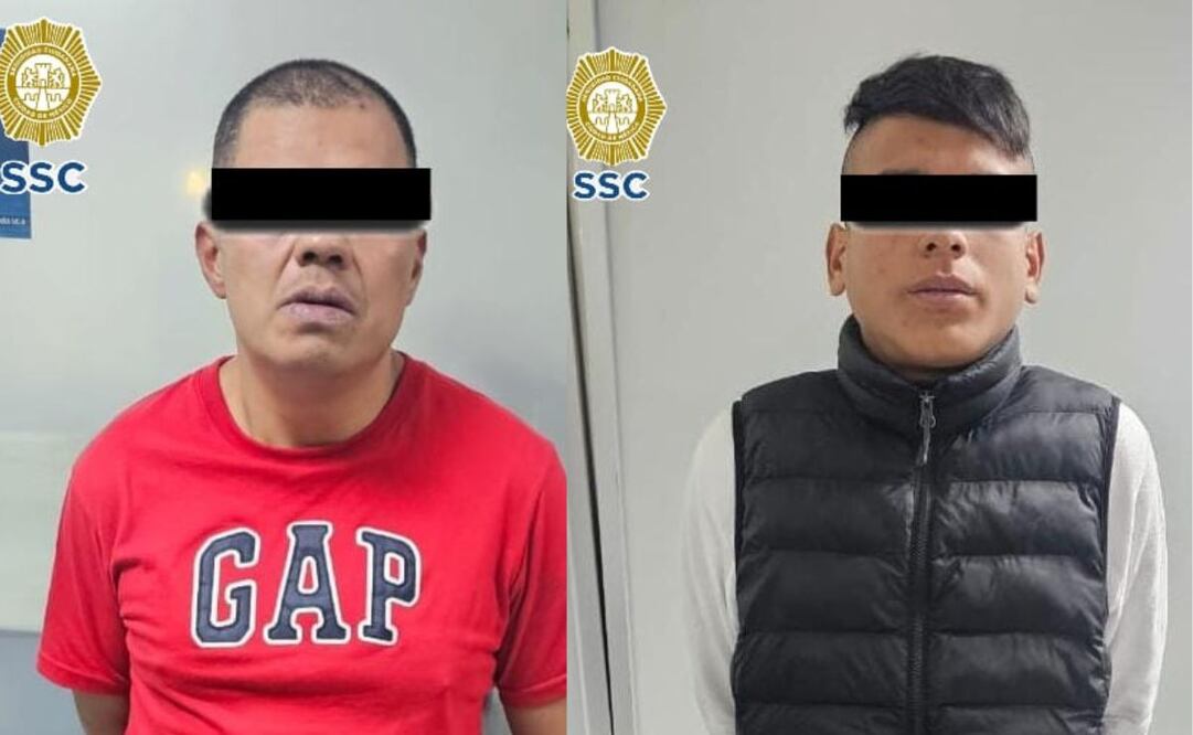 Detenidos en la V. Carranza. Foto: Especial