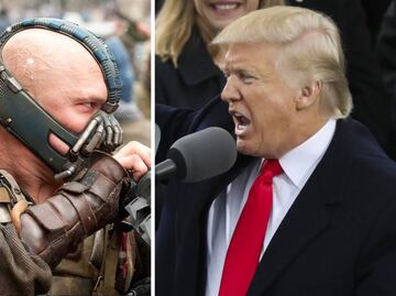 Comparan discurso de Trump con el de Bane en Batman