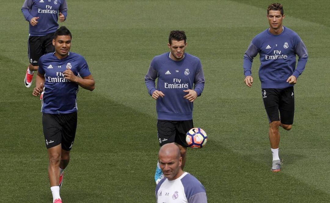 EFE. El Real Madrid entrena previo al juego contra el Celta