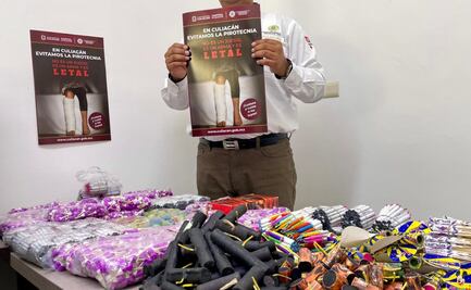Inician campaña para combatir venta de pirotecnia en 4 municipios de Sinaloa; aseguran 50 kilos de artefactos en Culiacán