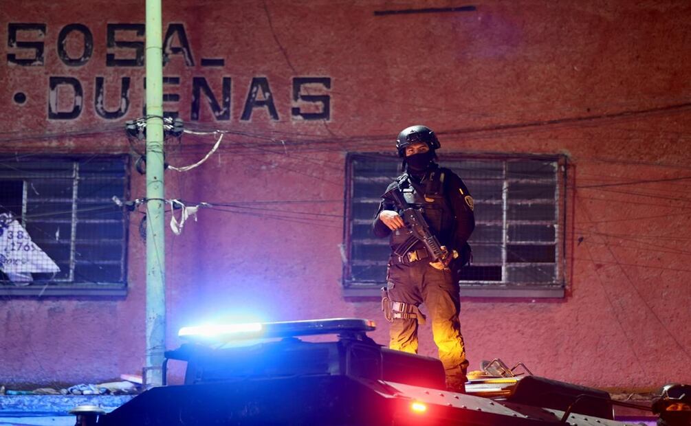 Secretaría de Seguridad de la CDMX refuerza vigilancia en Tepito. Foto: Valente Rosas