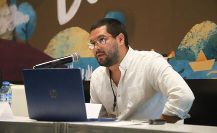 Óscar Martínez da clases de periodismo en la Filey