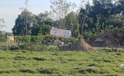 En riesgo dotación de agua para miles de poblanos; activistas protestan contra perforación de pozo en Xoxtla