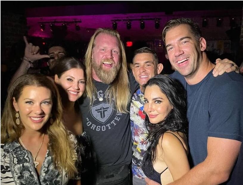 Martha Higareda, Lewis Howes y Justin Wren. Foto: Instagram