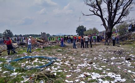 Explosión en Tultepec deja un muerto y seis heridos