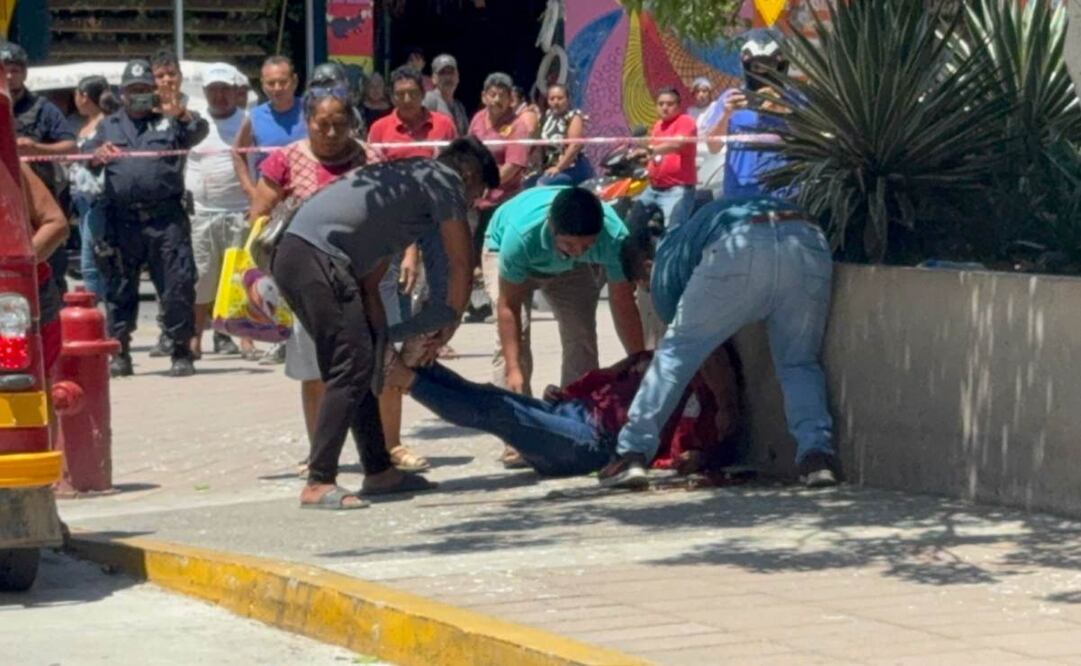 Asesinan a un mujer en el centro de Juchitán, Oaxaca (22/07/2025). Foto: Especial