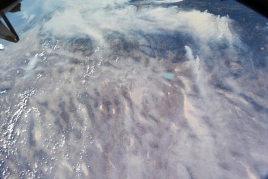 Así se ven los incendios de California desde el espacio