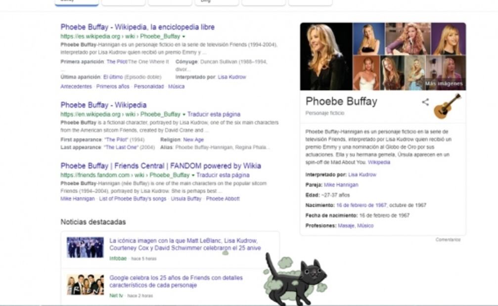 Google se adelanta a los festejos del 25 aniversario de "Friends"