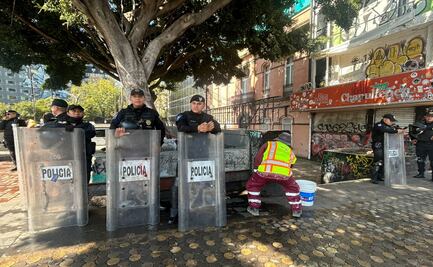 Retiran mobiliario del punto 420 en Metro Hidalgo; autoridades mantienen operativo en la zona