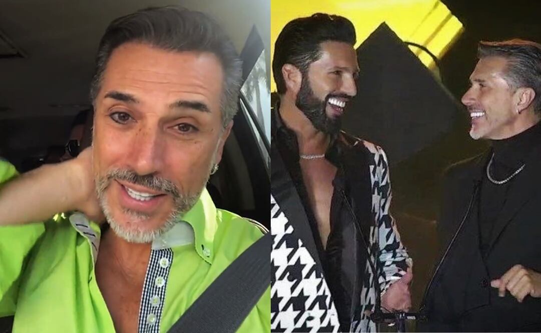 Sergio Mayer y Poncho Denigris trabajaron juntos en "Sólo para mujeres" y se reencontraron en el reality "La casa de los famosos México". 
Fotos: Instagram
