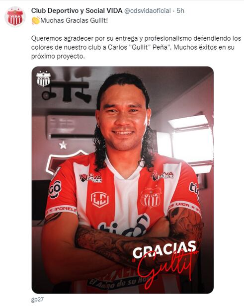 Carlos 'Gullit' Peña es despedido del futbol hondureño por bajo rendimiento